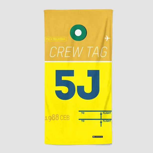 5J - Beach Towel