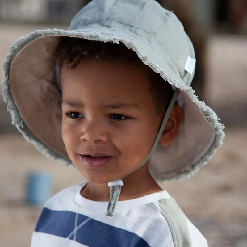 Acorn - Bucket Hat -Khaki Frayed