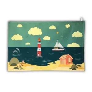 BESIDE THE SEASIDE TEA TOWEL