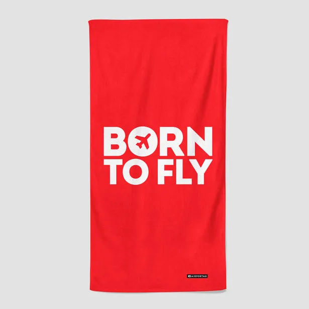 Born To Fly - Beach Towel