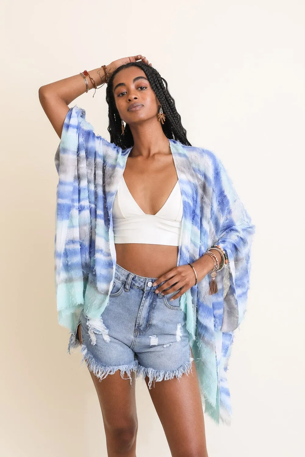 Breezy & Beautiful Dip Dye Kimono