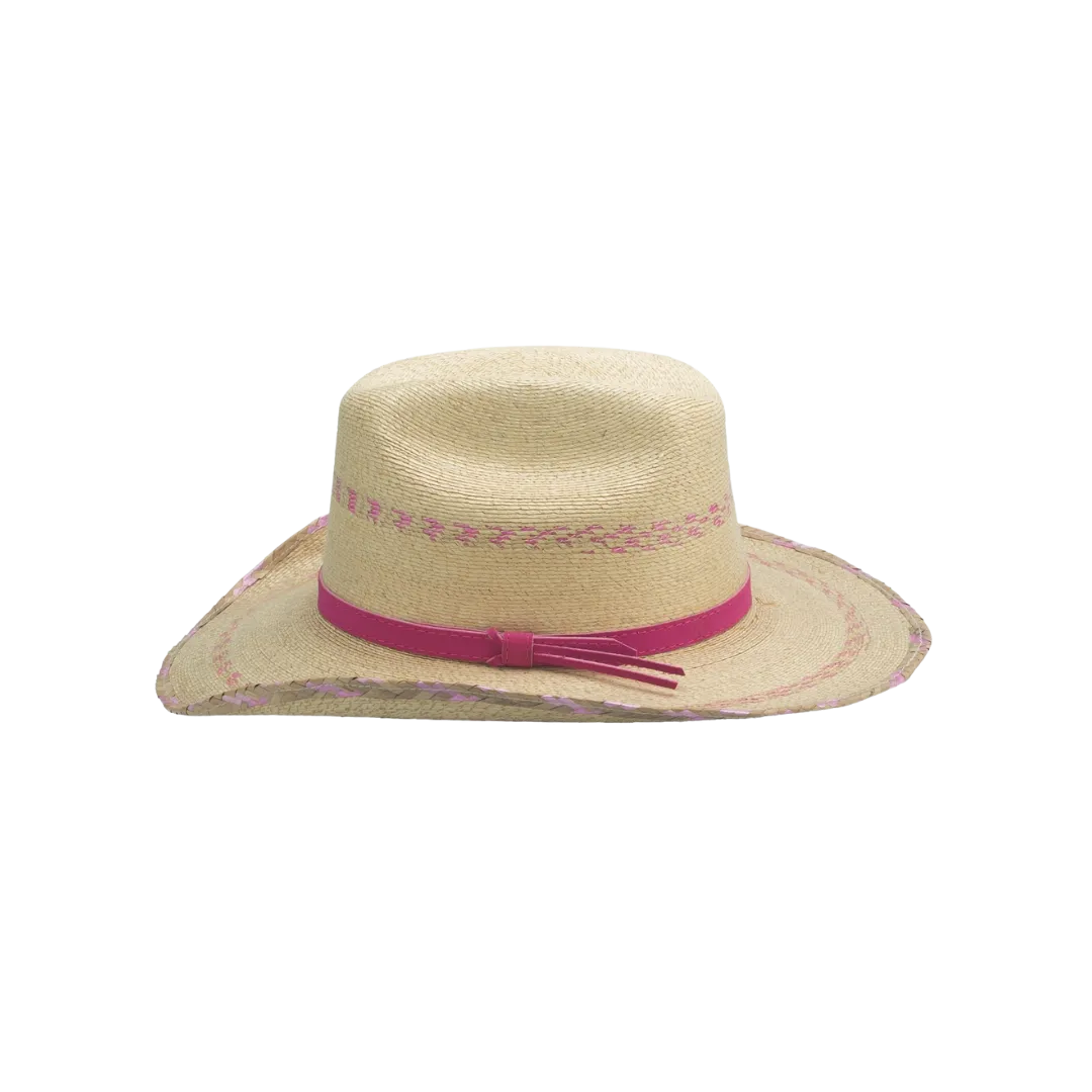 Bullhide Kid's Roseville Natural Pink Hat