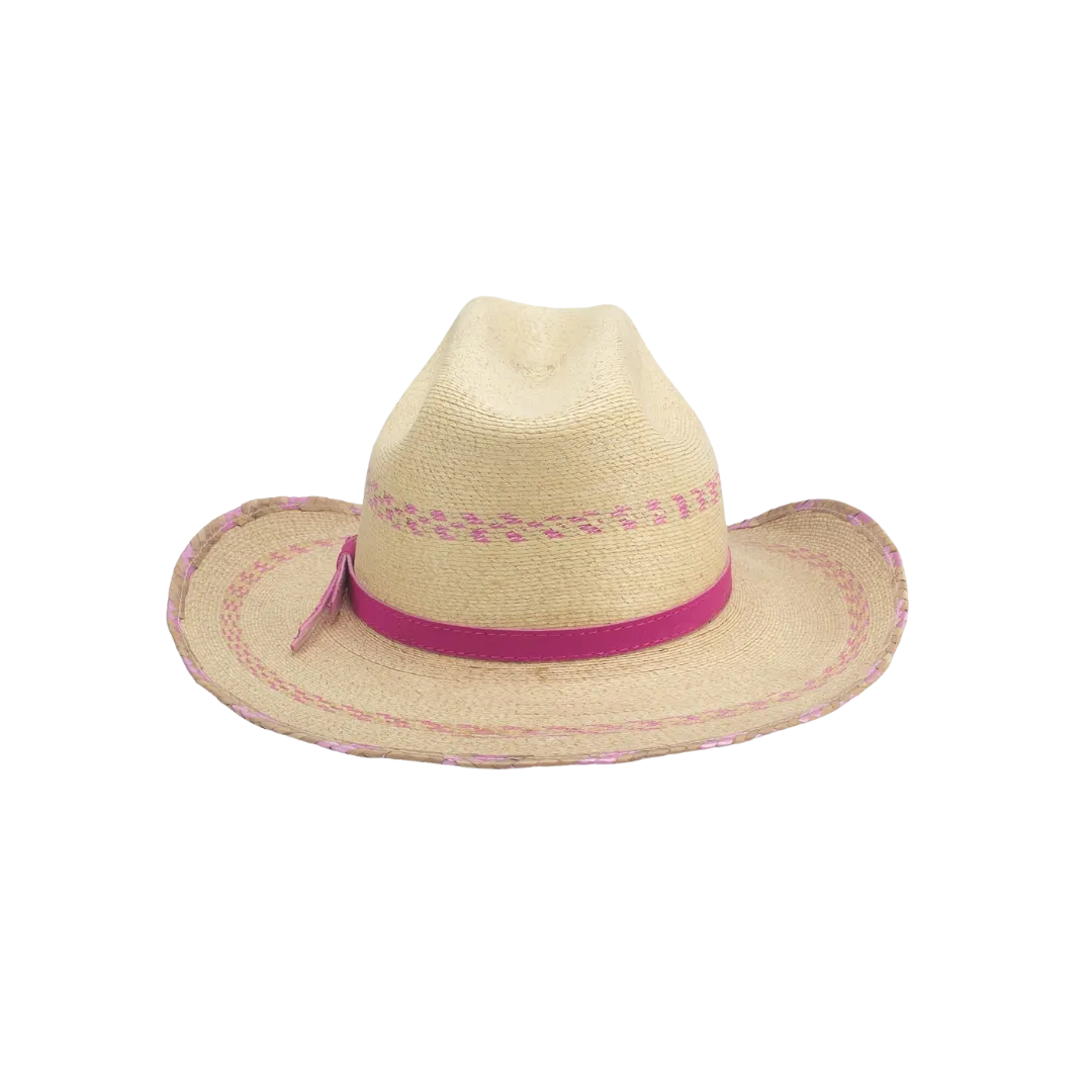 Bullhide Kid's Roseville Natural Pink Hat