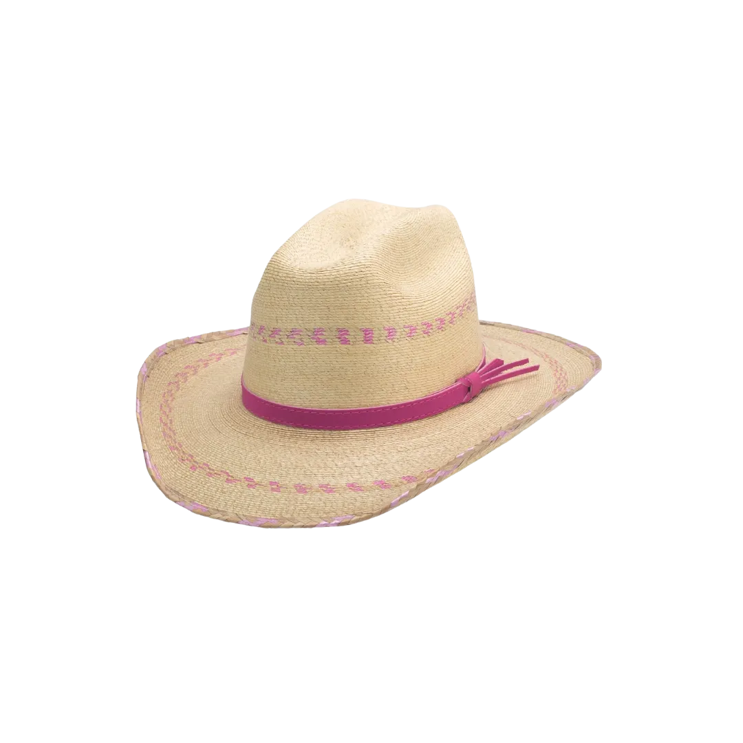 Bullhide Kid's Roseville Natural Pink Hat