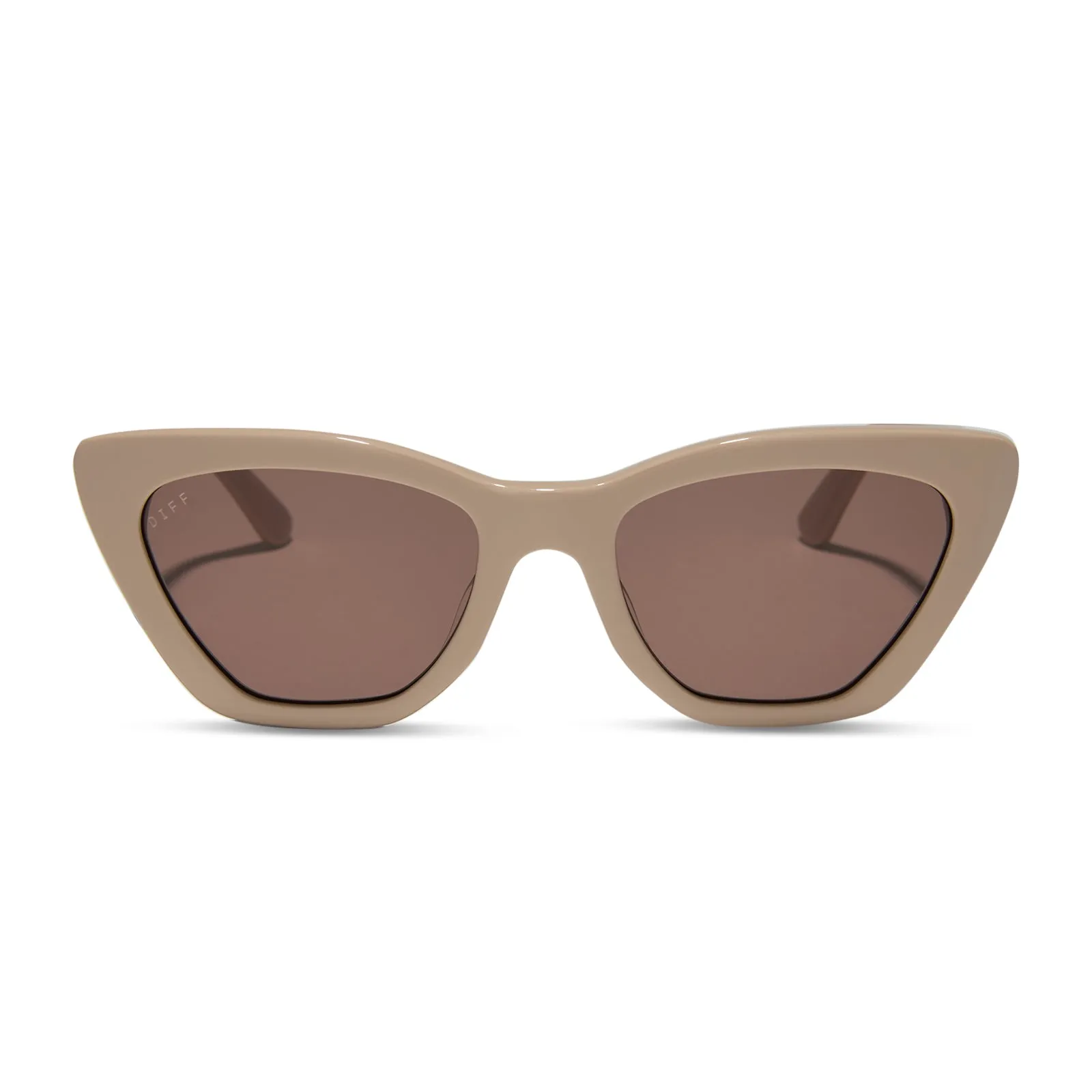 CAMILA - ALMOND   BROWN SUNGLASSES