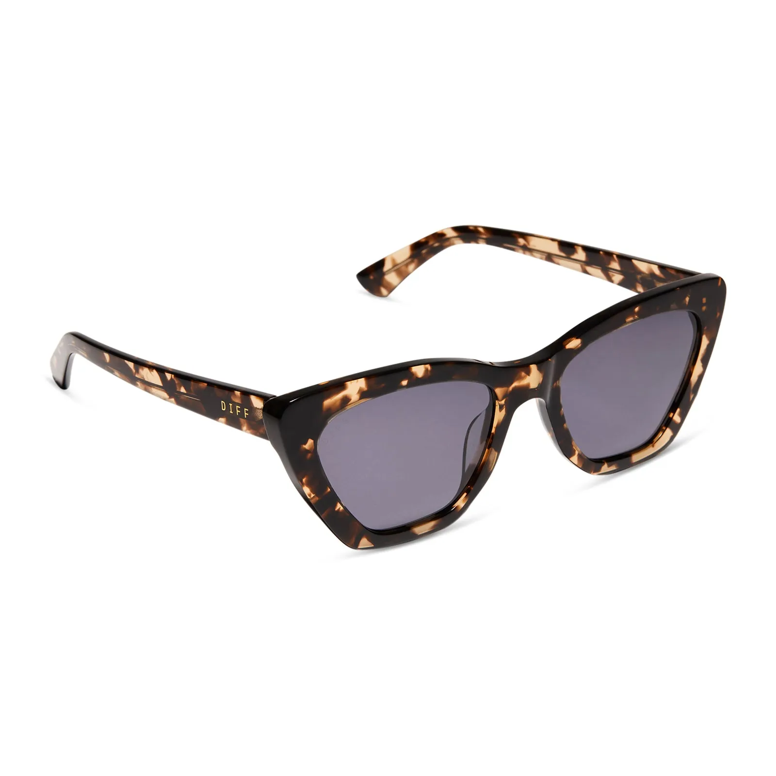 CAMILA - ESPRESSO TORTOISE   GREY SUNGLASSES