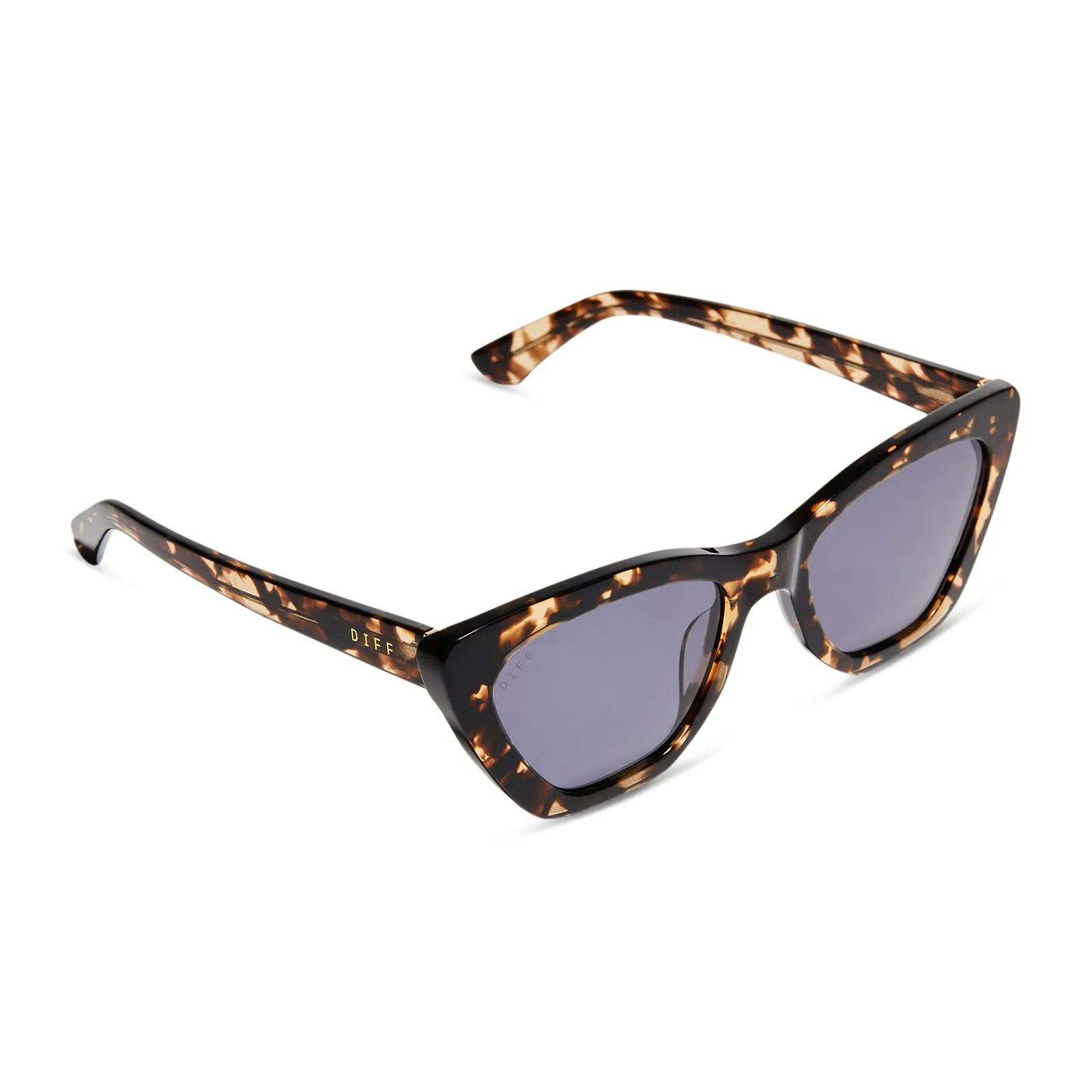 CAMILA - ESPRESSO TORTOISE   GREY SUNGLASSES