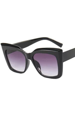 CATS EYE BIG FRAME SUNGLASSES