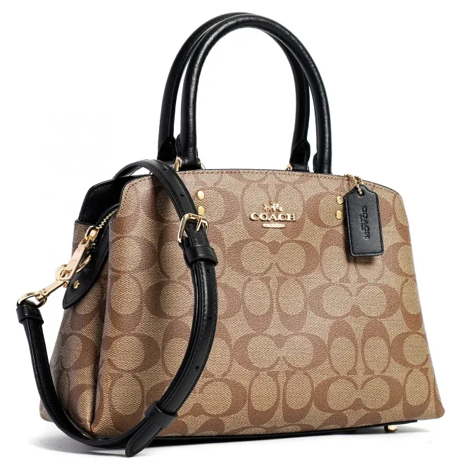 COACH Mini Lillie Carryall Shoulder/Crossbody Bag In Signature Canvas