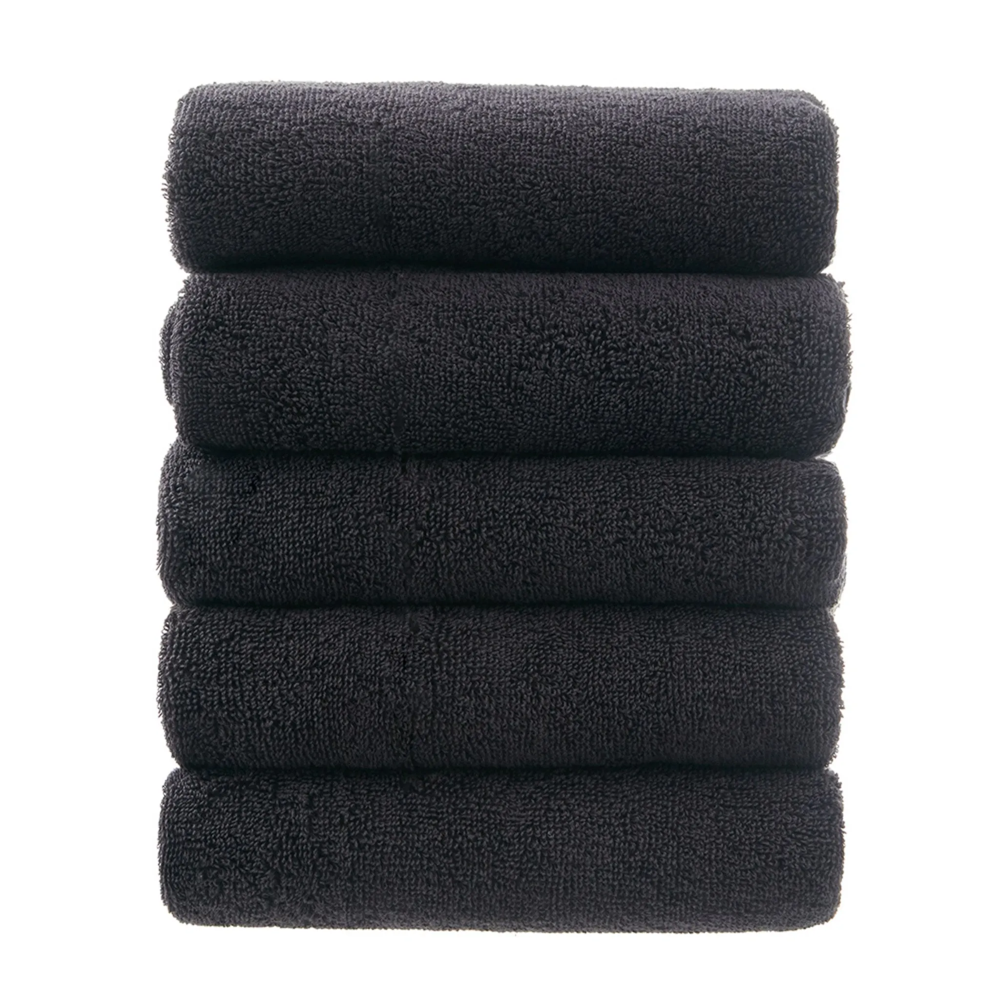 Comet Home Oeko-Tex Certified Hotel Towel, 150g, 30s Combed Yarn, Dark Gray, Set of 10 - 🏆 #10 - Home Décor - Best of December