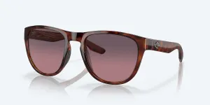 Costa Irie Tortoise Sunglasses – Rose Gradient 580G Lenses for Elegant Style and Superior UV Protection