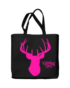 Country Girl® Tote Bag Deer Head