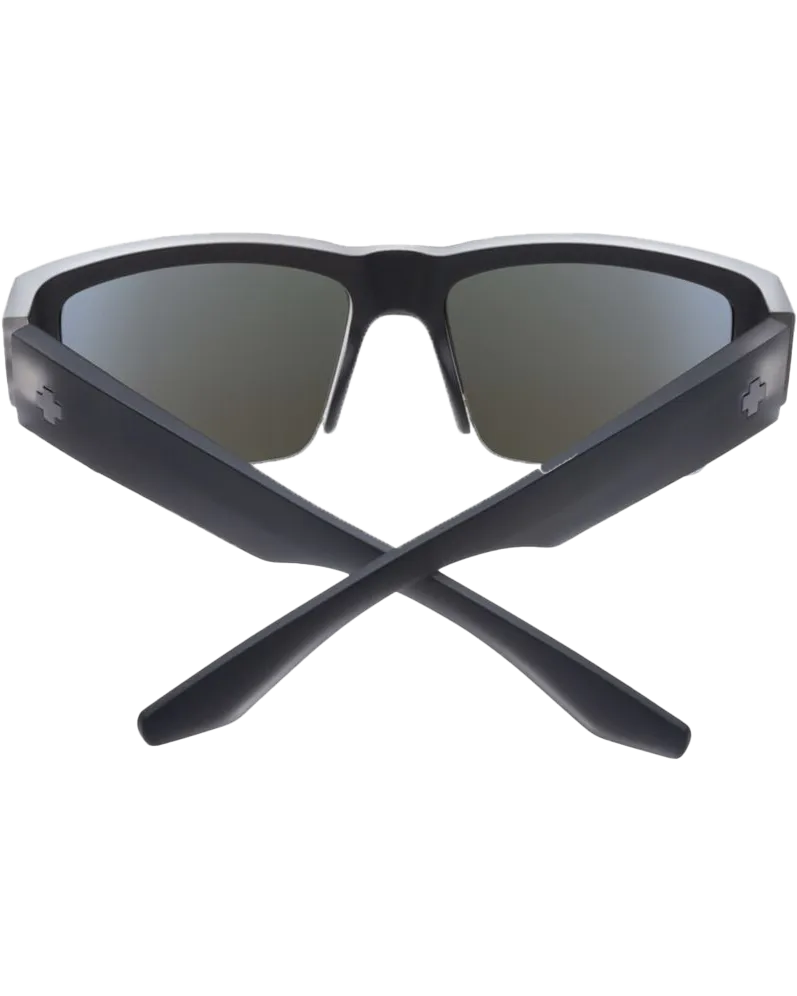 Cyrus 5050 Sunglasses in Matte Black Ice & HD Plus Grey Dark Blue Spectra Mirror