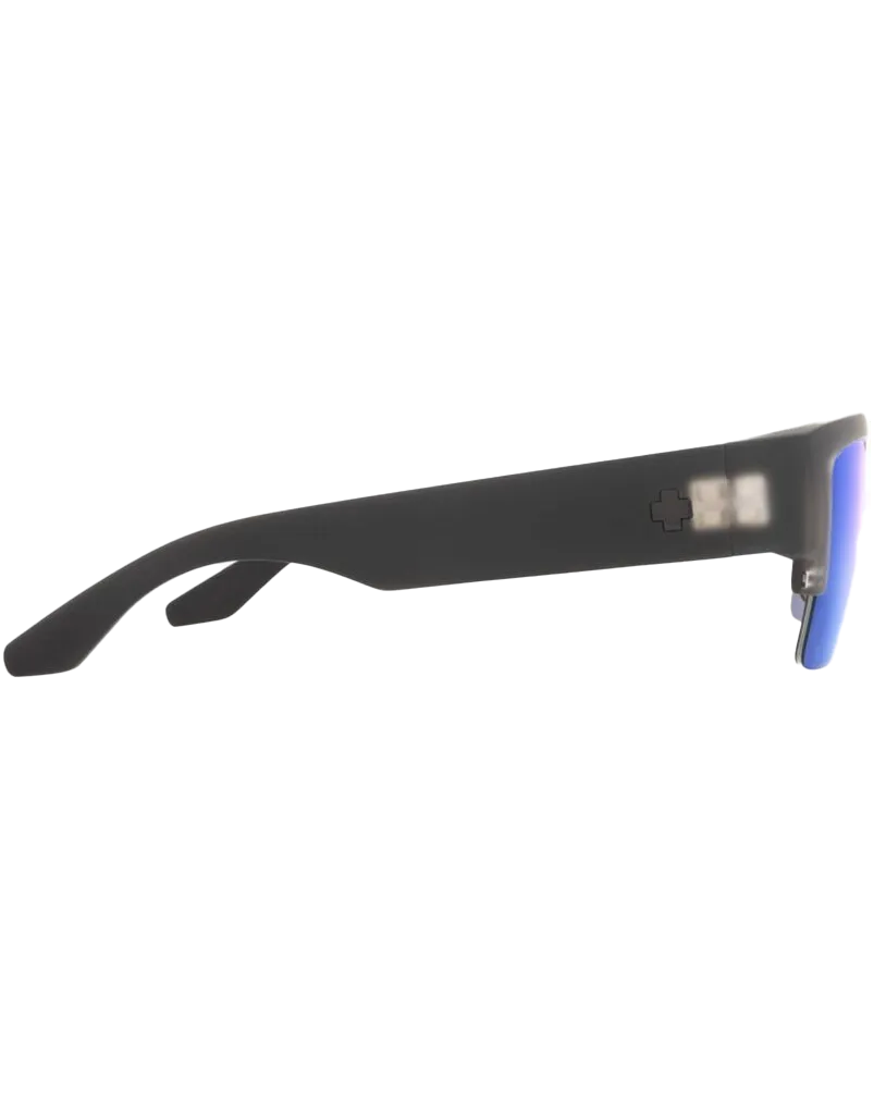 Cyrus 5050 Sunglasses in Matte Black Ice & HD Plus Grey Dark Blue Spectra Mirror