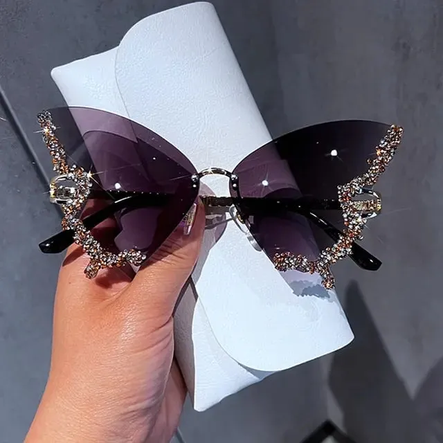 Diamond Butterfly Sunglasses