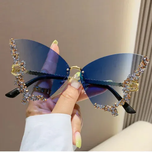 Diamond Butterfly Sunglasses