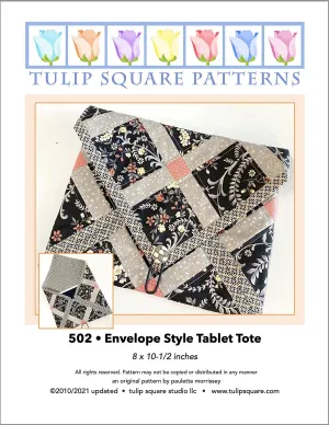 Envelope Style Tablet Tote Downloadable Pattern