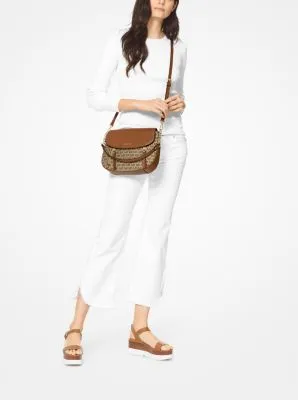 Evie Medium Logo Shoulder Bag