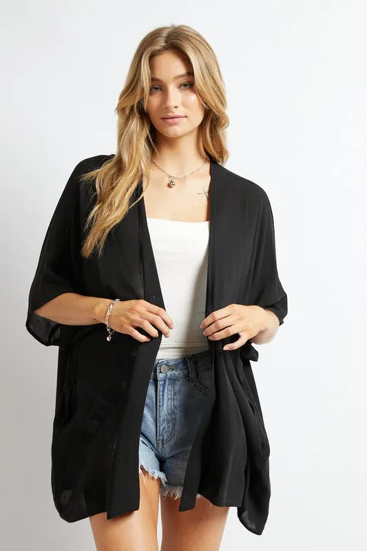 Favorite Solid Kimono Cardigan *Online Only*