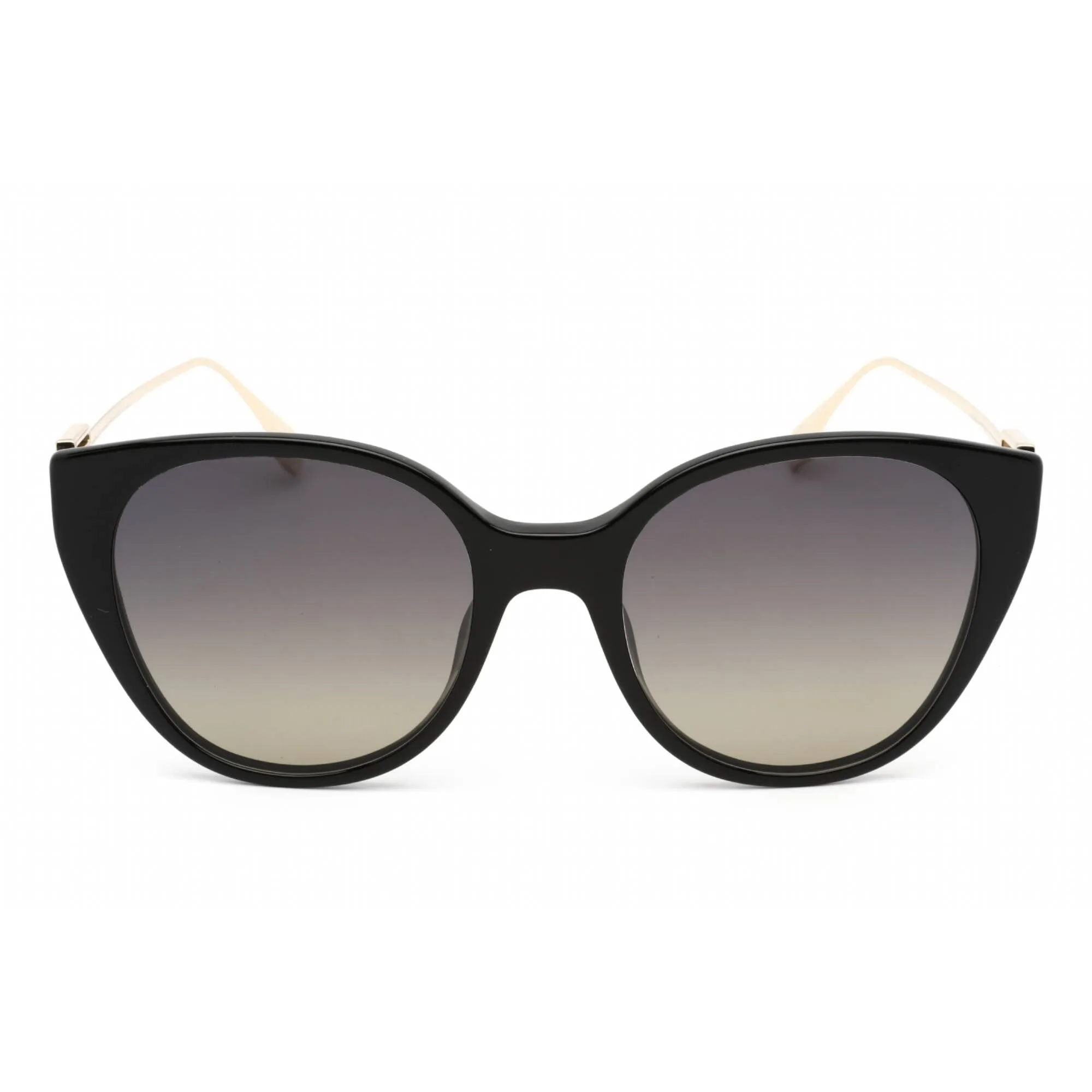 Fendi Women's Sunglasses - Shiny Black Plastic Cat Eye Full Rim Frame | FE40047I 01D