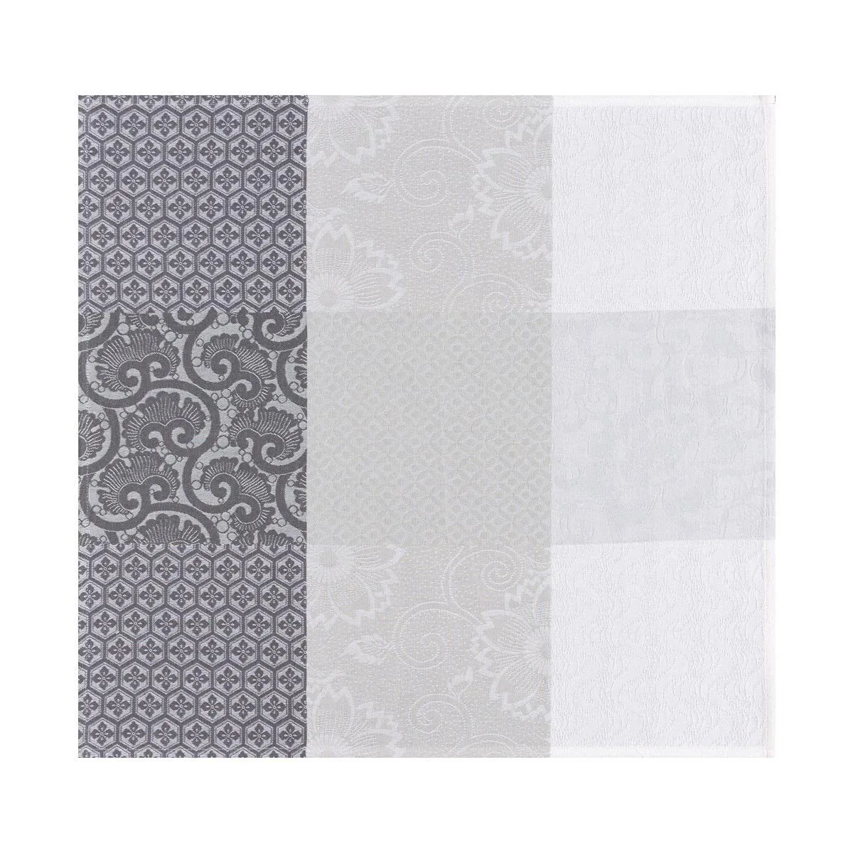 Fleurs de Kyoto Coated Table Linens in Mist