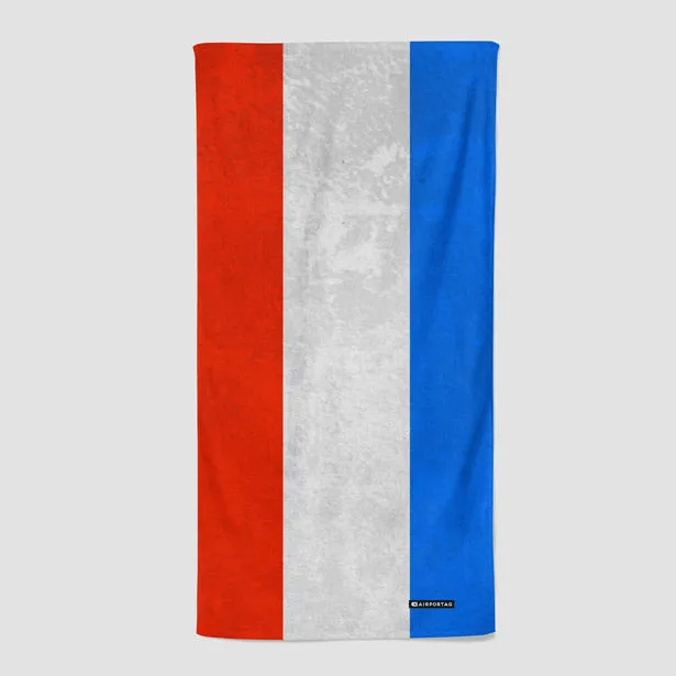 French Flag - Beach Towel