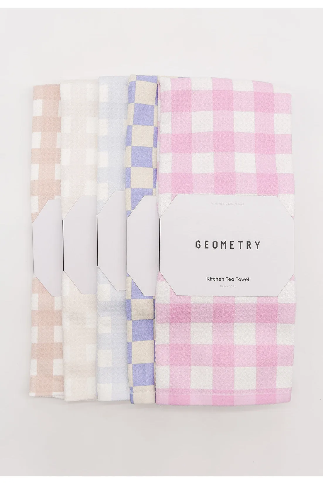 Gingham Geometry House Towels