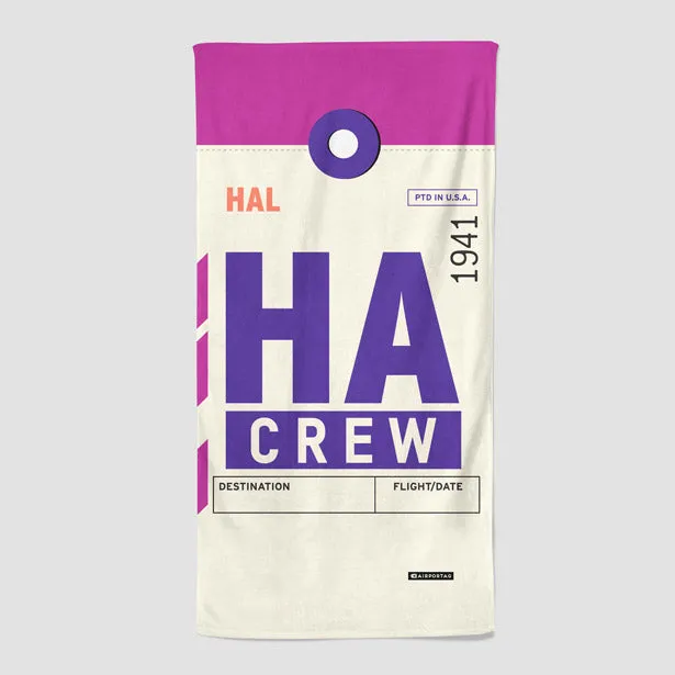 HA - Beach Towel