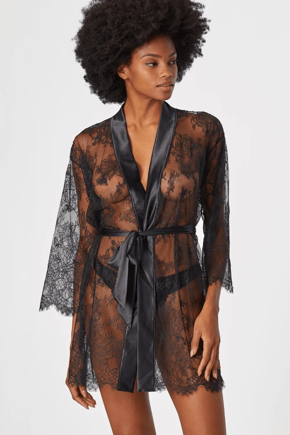 Histoire D’un Soir Lace Kimono