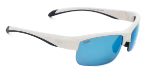 Hobie Eyewear Eddy Float Satin White Frame / Cobalt Polarized Lens