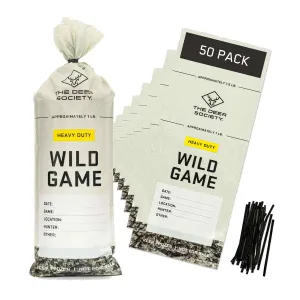 Illusion Heavy Duty Wild Game Freezer Bags (50-pk)