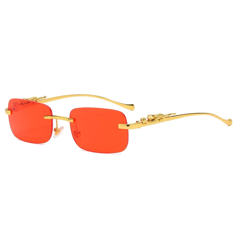 Jaguars X - Gold & Red Sunglasses