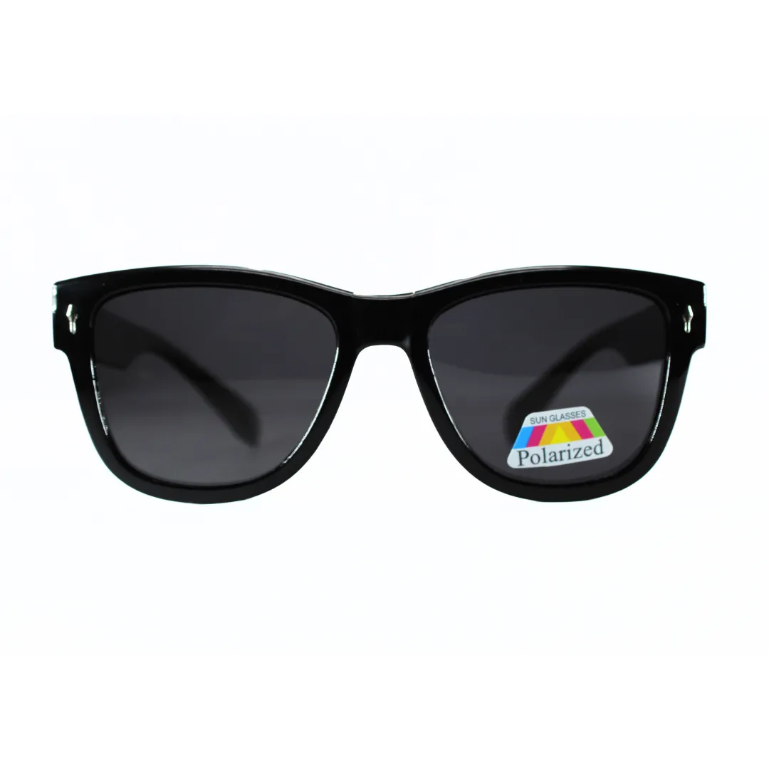 Jubleelens Wayfarer Glossy Black Sunglasses: Stylish and Functional, with the Added Benefit of UV Protection