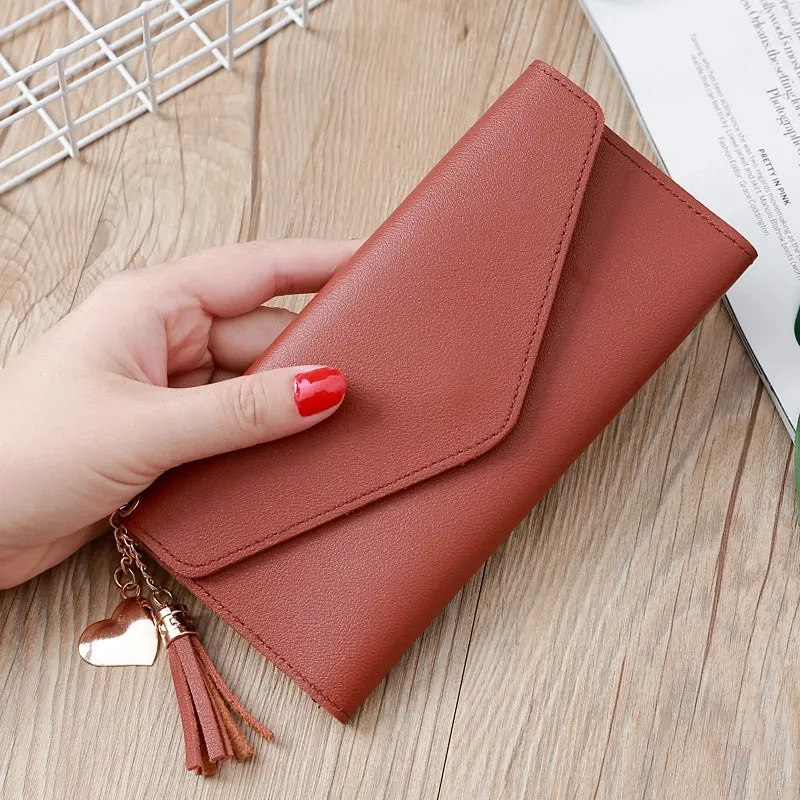 Korean Style Tassel Turn-lock Clasp Bag