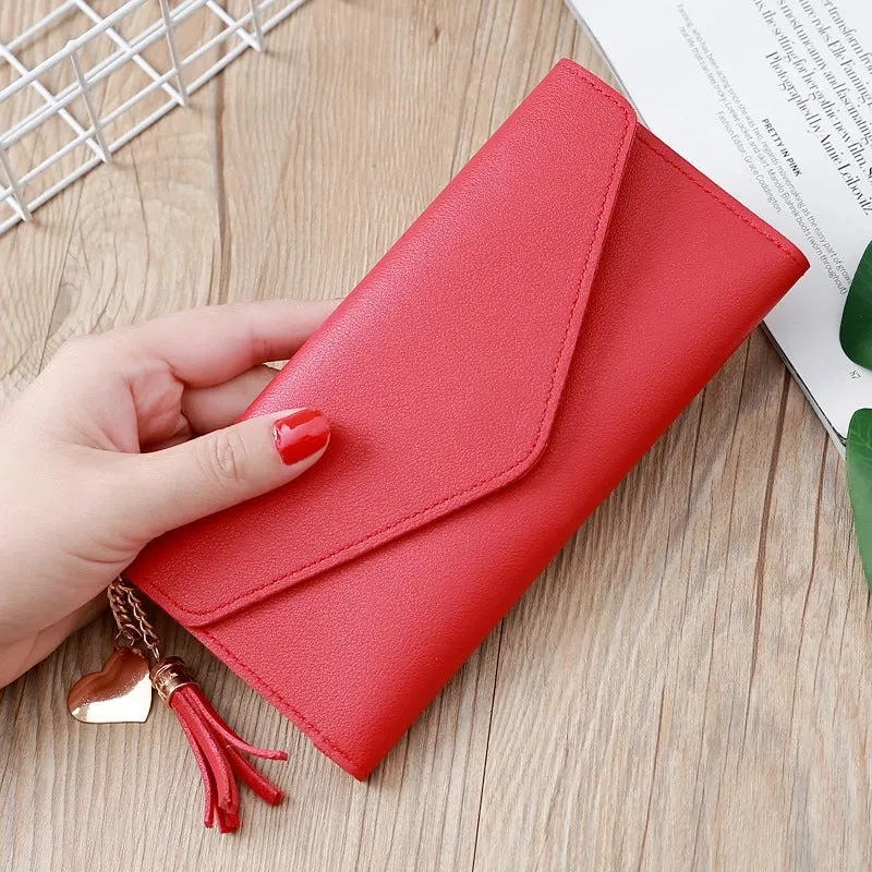 Korean Style Tassel Turn-lock Clasp Bag