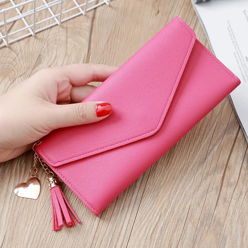 Korean Style Tassel Turn-lock Clasp Bag