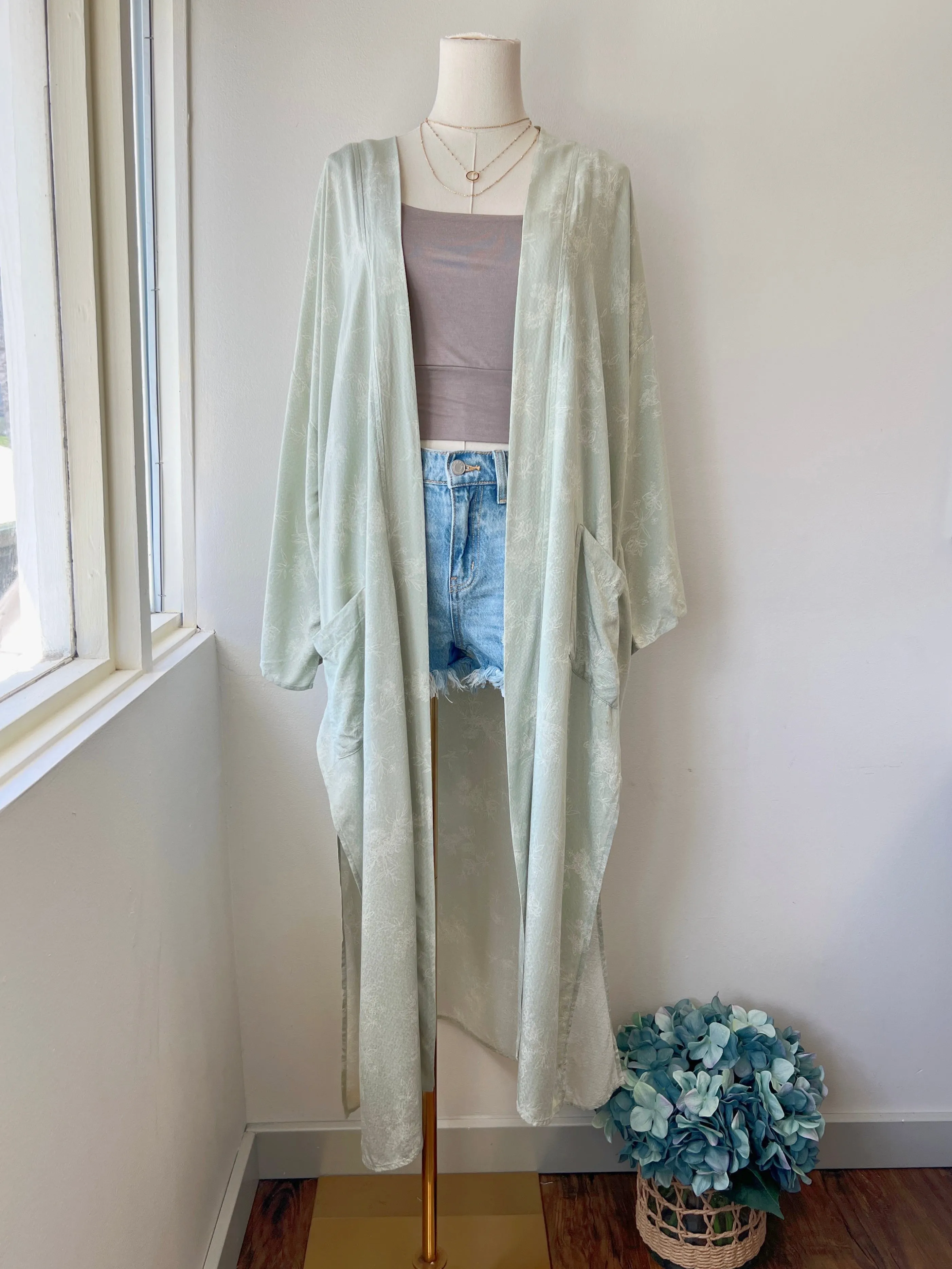 Longline Pocket Kimono (FINAL SALE)