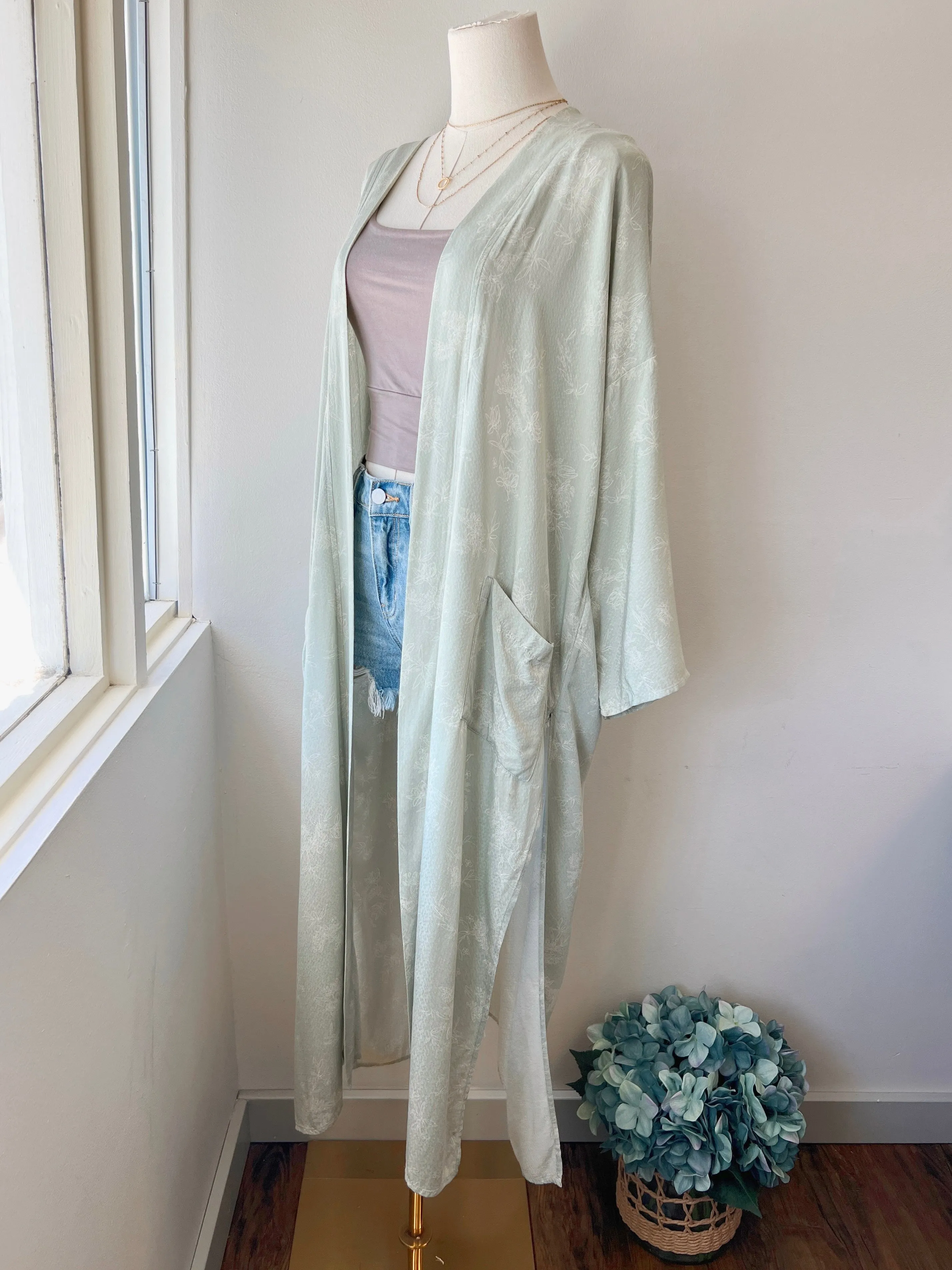 Longline Pocket Kimono (FINAL SALE)