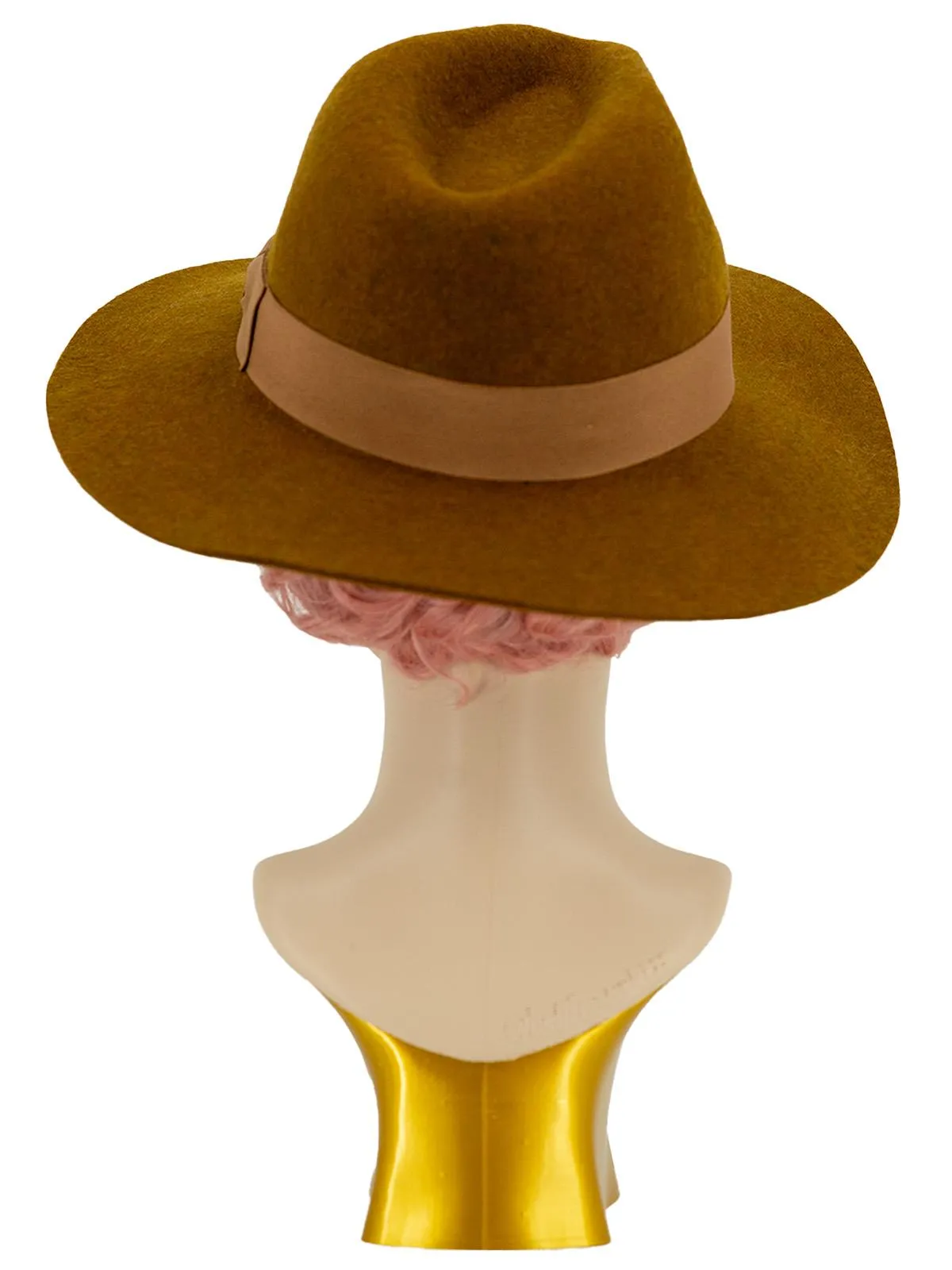 Mustard 1940s Vintage Look Women's Fedora