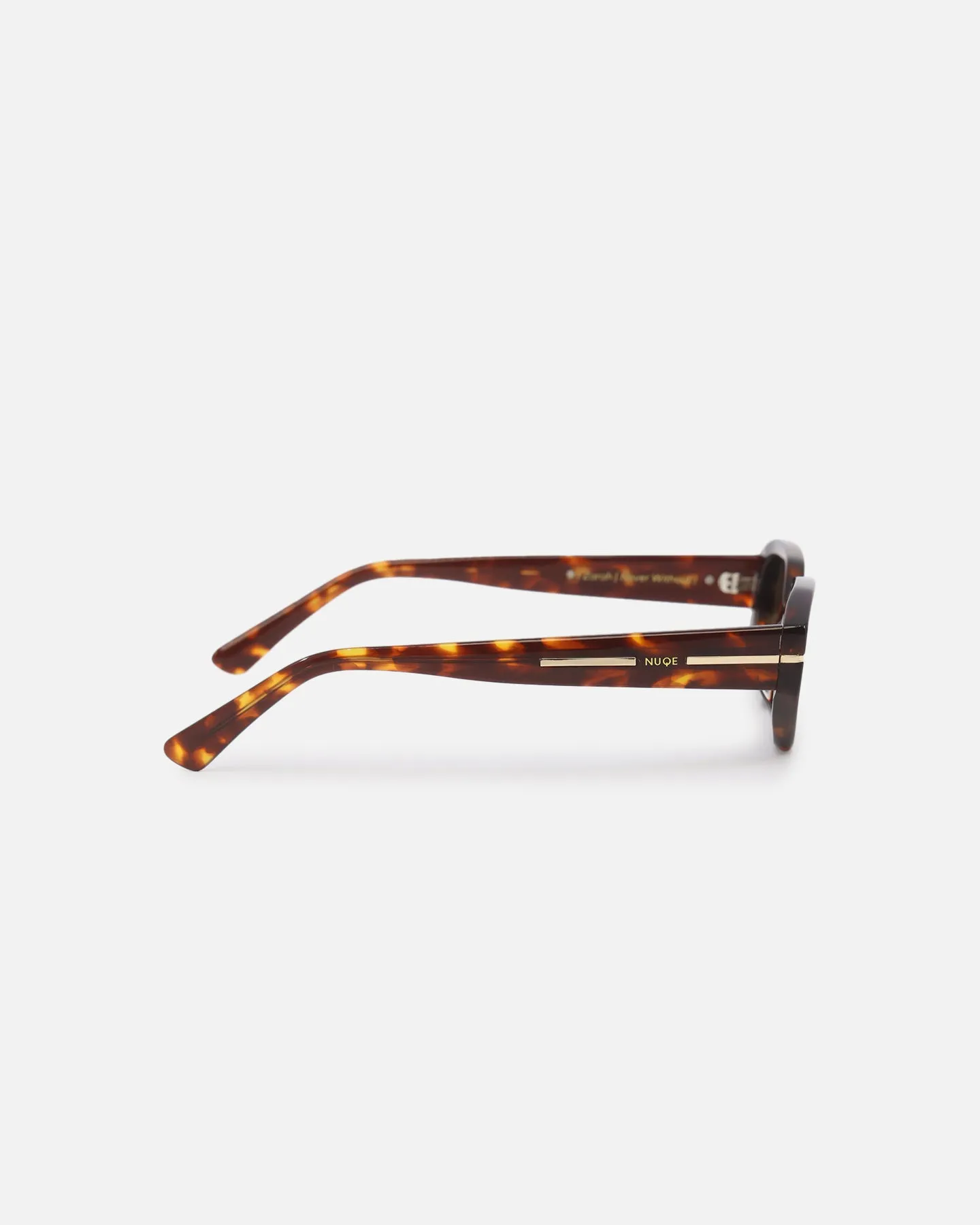 Nuqe Zarah Sunglasses Clear Tort/Brown