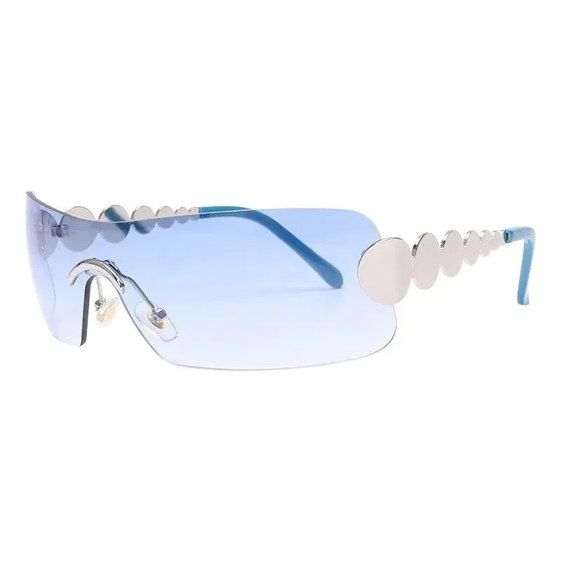 One Piece Rimless Outdoor Sunscreen Sunglasses