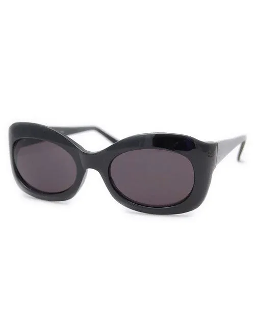 PEACHES Black Cat-Eye Sunglasses