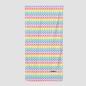 Planes Rainbow - Beach Towel