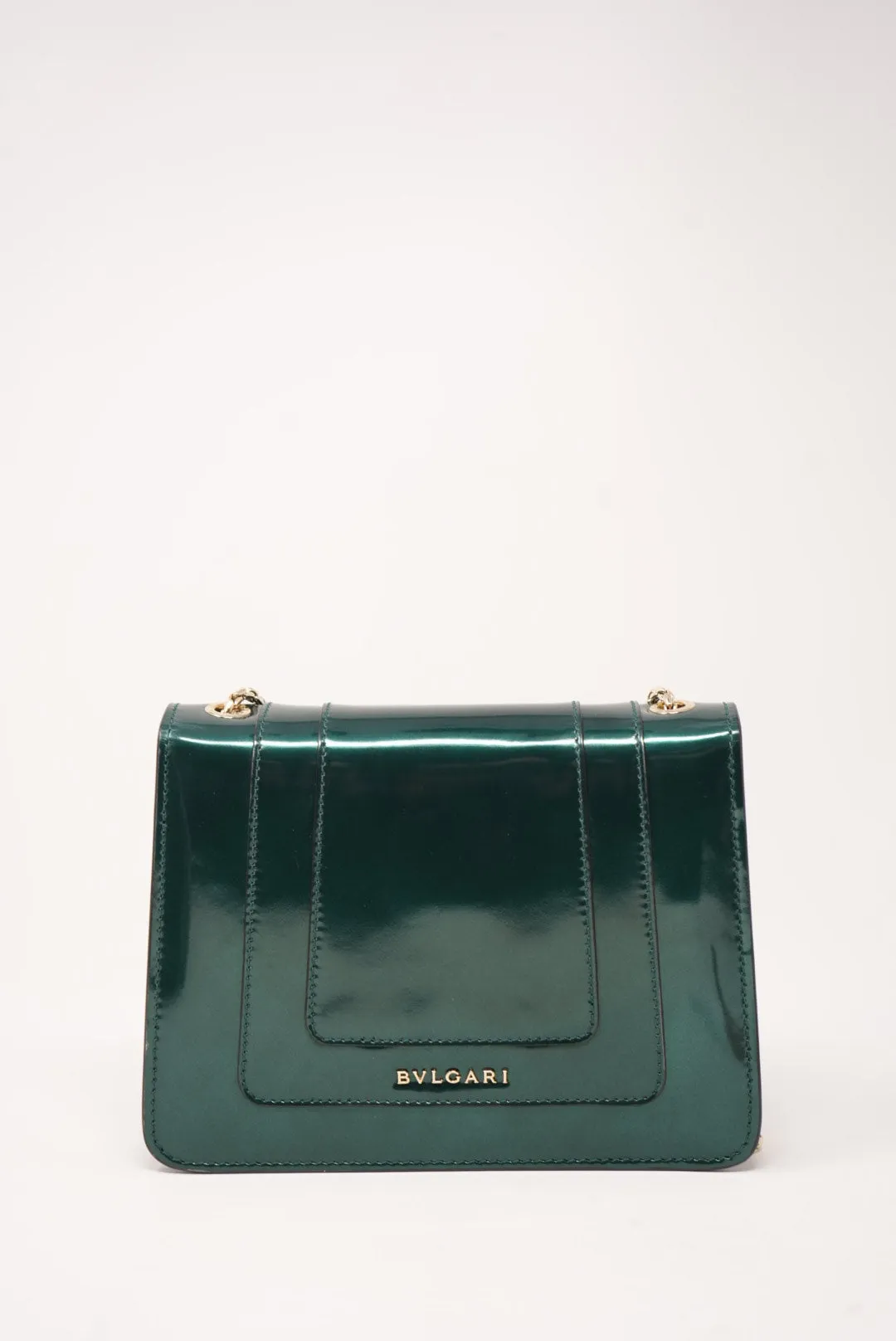 Pre-owned Bvlgari Serpenti Forever Handbag Green