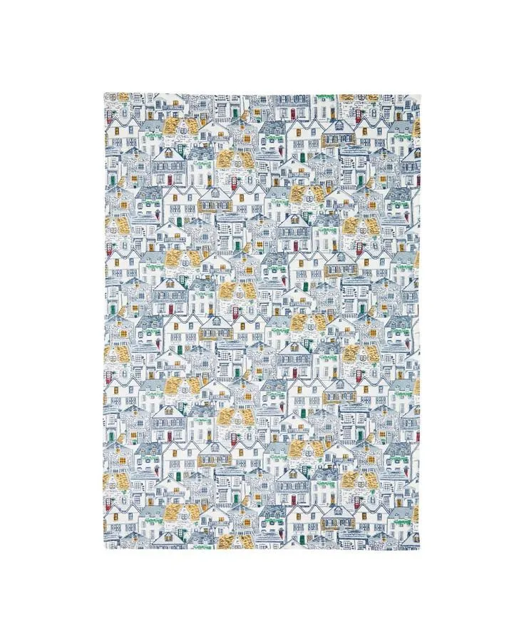 Puffin Harbour Printed Tea Towels