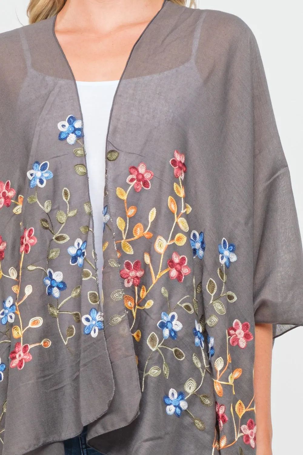 RAJ VICKI EMBROIDERED KIMONO