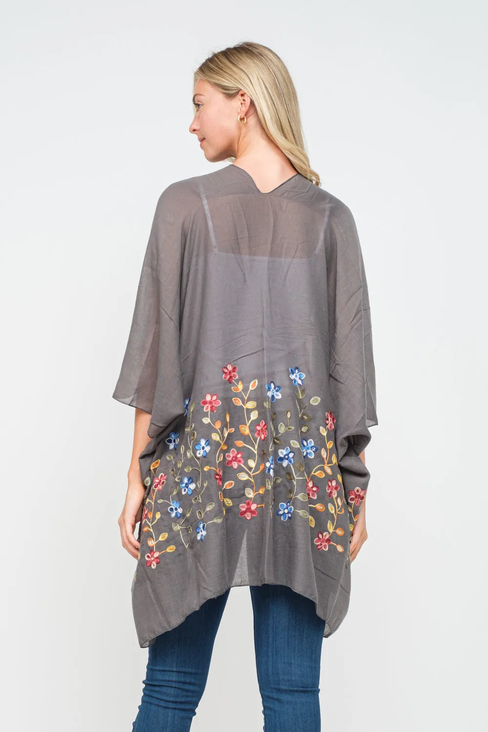 RAJ VICKI EMBROIDERED KIMONO