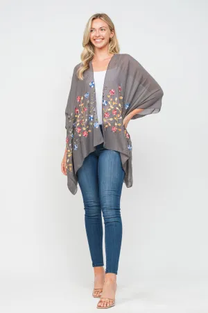 RAJ VICKI EMBROIDERED KIMONO