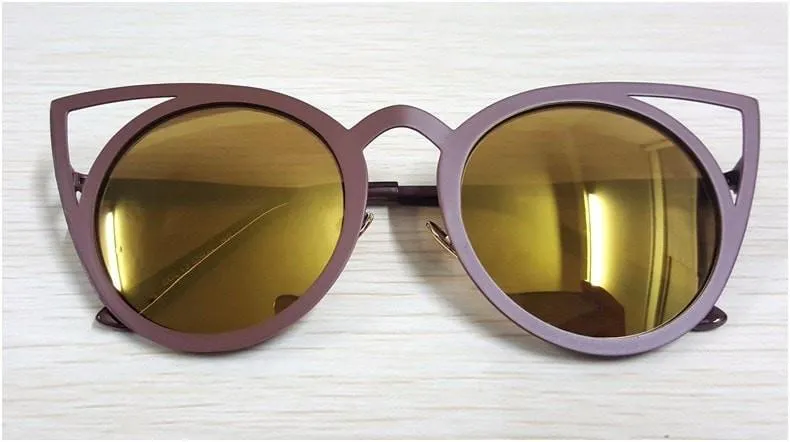 ROYAL GIRL Vintage Cat Eye Sunglasses