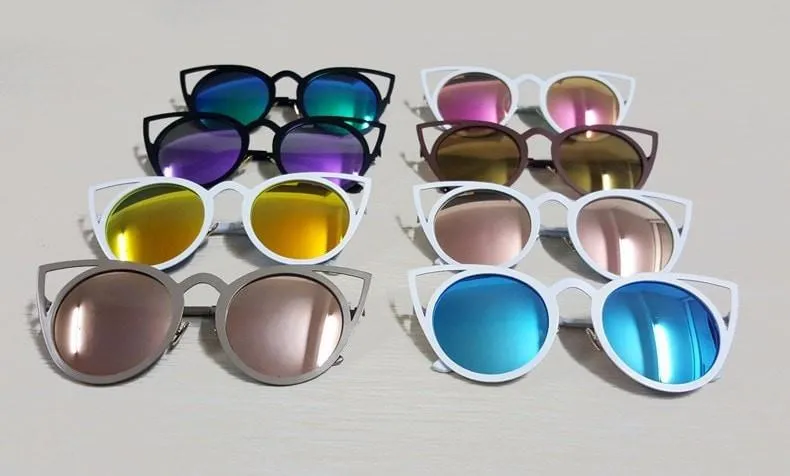 ROYAL GIRL Vintage Cat Eye Sunglasses